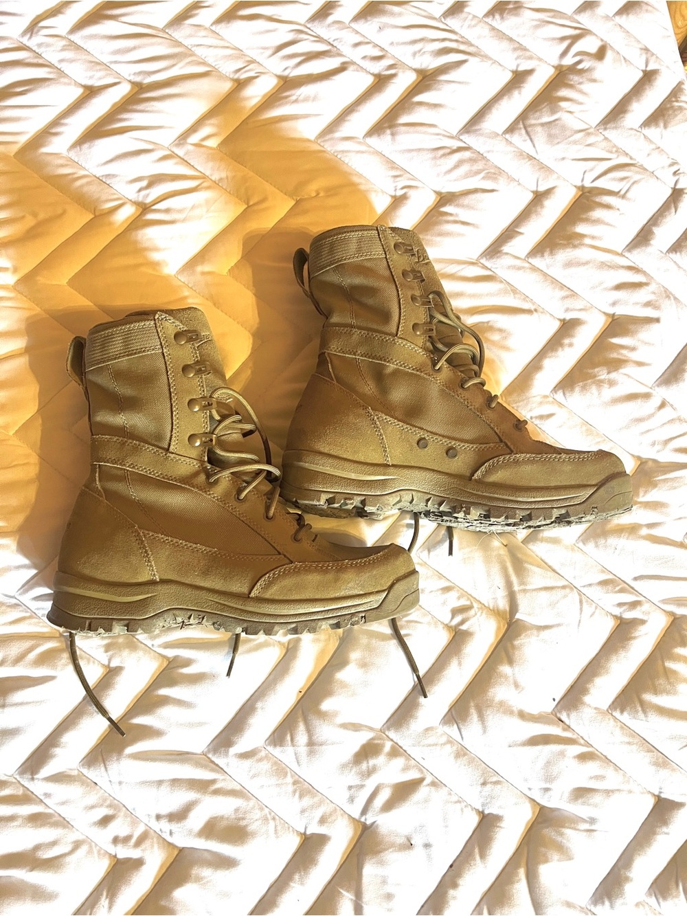 Danner Women’s Tan Tactical Lace-Up Boots